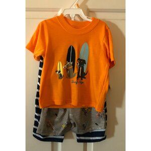 Carters Toddler 12Mo 3 Piece Set Surf's Up Dog